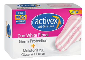Activex Duo White Floral 135g